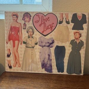 I Love Lucy magnets paper doll style - Vintage TV